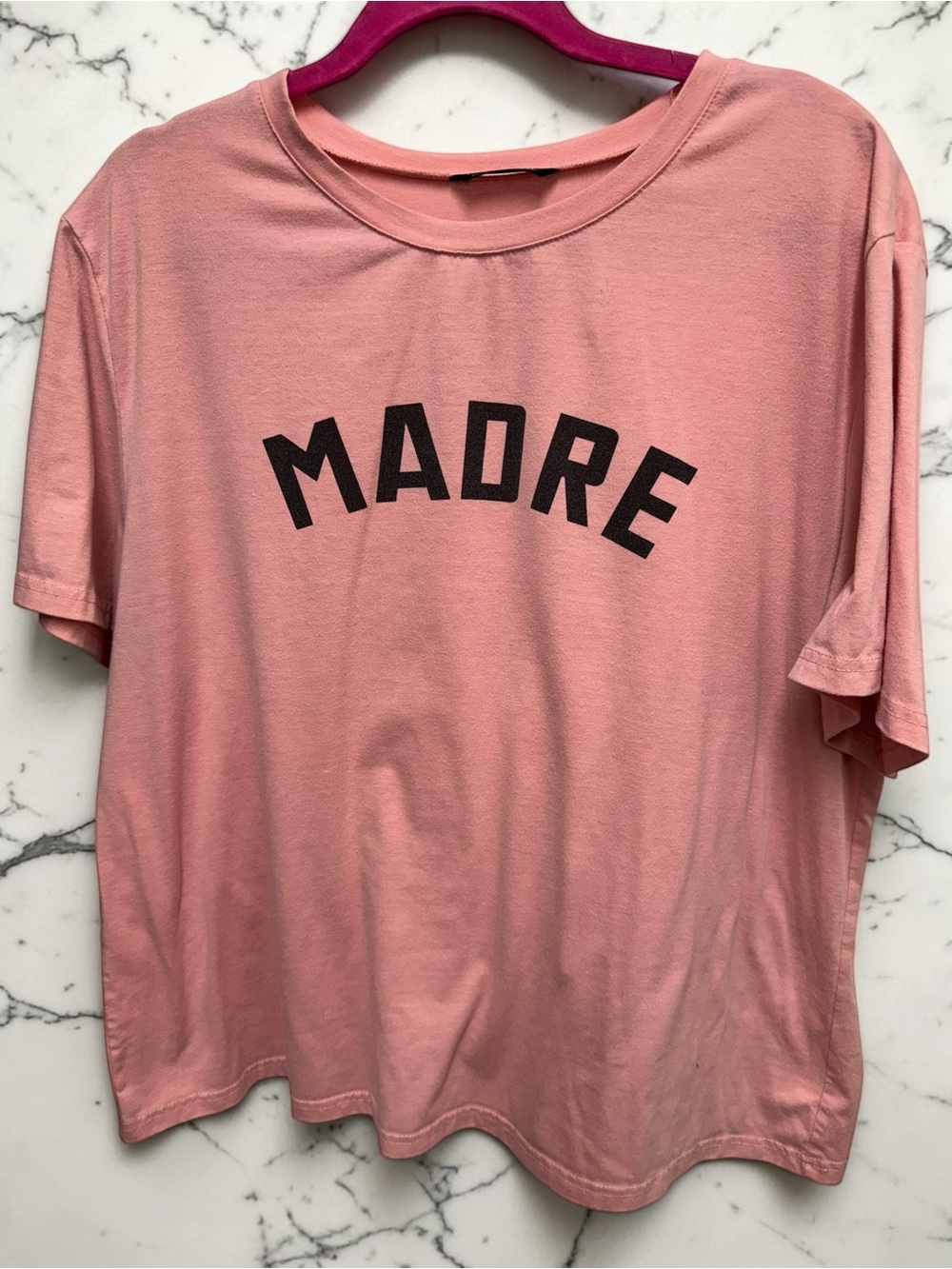 🩷SHEIN Pink 'MADRE' Short Sleeve Tee🩷